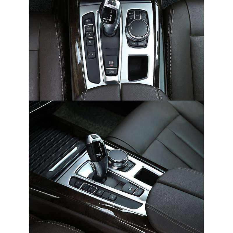 Car Center Console Gear Shift Panel Cover Decoration Frame Trim for X5 X6 F15 F16 2014 2015 2016 201