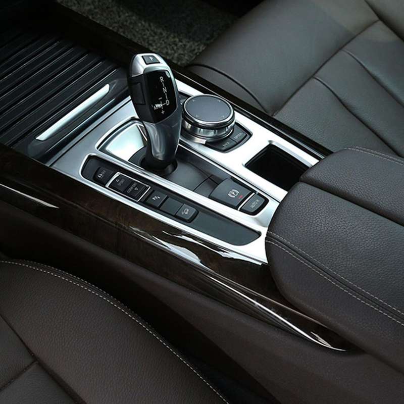Car Center Console Gear Shift Panel Cover Decoration Frame Trim for X5 X6 F15 F16 2014 2015 2016 201