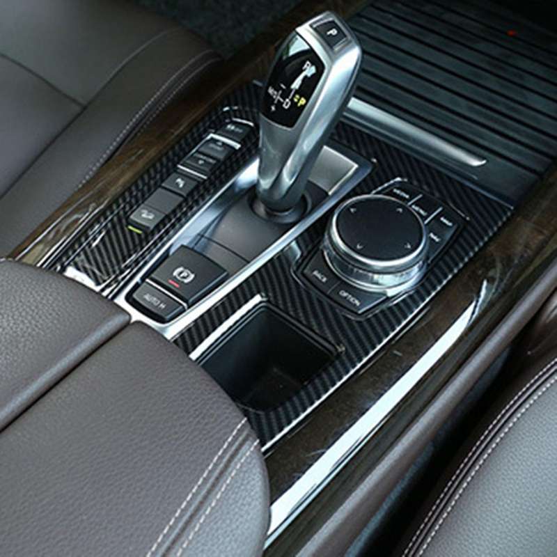 Car Center Console Gear Shift Panel Cover Decoration Frame Trim for X5 X6 F15 F16 2014 2015 2016 201