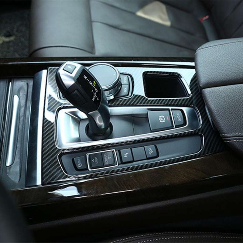 Car Center Console Gear Shift Panel Cover Decoration Frame Trim for X5 X6 F15 F16 2014 2015 2016 201