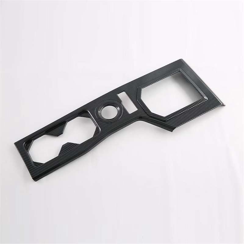 Car Center Console Gear Shift Panle Cover Interior Accessories for Triton / L200 2024 RHD Carbon Fib