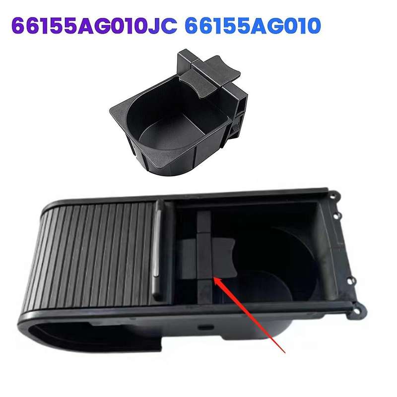 Car Center Console Inner Cup Holder Insert 66155AG010 for Crosstrek 2008-19 66155AG010JC Water Cup H
