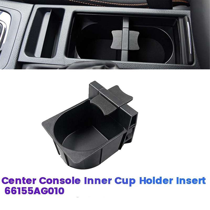 Car Center Console Inner Cup Holder Insert 66155AG010 for Crosstrek 2008-19 66155AG010JC Water Cup H