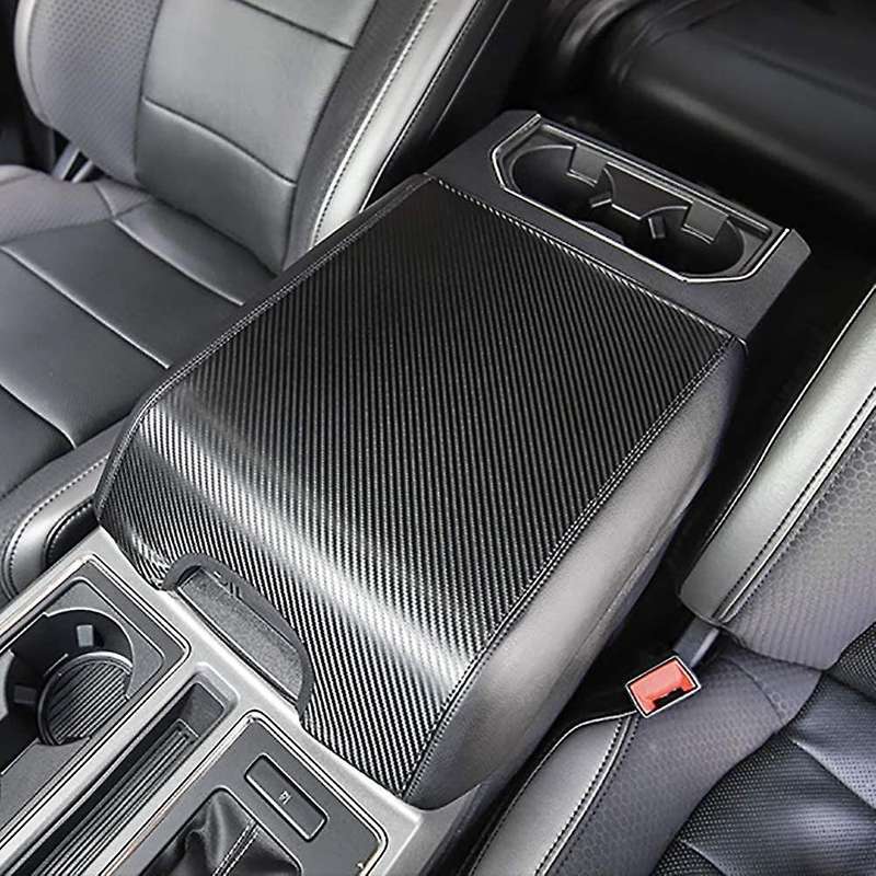 Car Center Console Leather Armrest Cover for Raptore 2015-2020