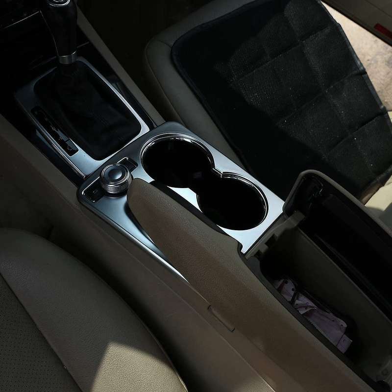 Car Center Console Hand Rest Water Cup Frame Decoration Stickers Trim for X204 2008-2015 LHD