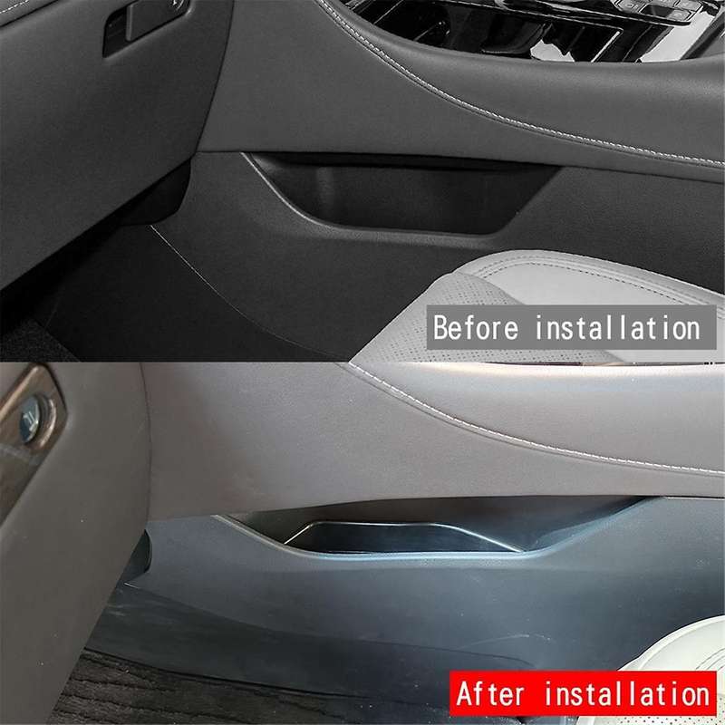 Car Center Console Lower Side Storage Box for ALPHARD 40 Series 2023+ Passenger Seat Side Storage Bo