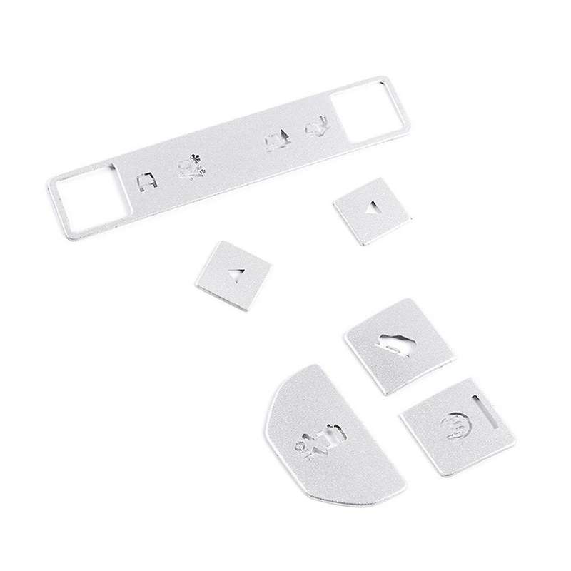 Car Center Console Mode Adjustment Button Sequins Stickers for Evoque 2 2014 2015