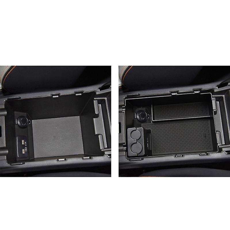 Car Center Console Organizer Storage Box Accessories Armrest Storage Box for XV 2018-2020