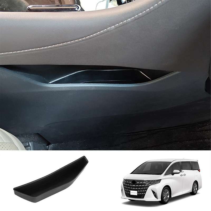 Car Center Console Lower Side Storage Box for ALPHARD 40 Series 2023+ Passenger Seat Side Storage Bo