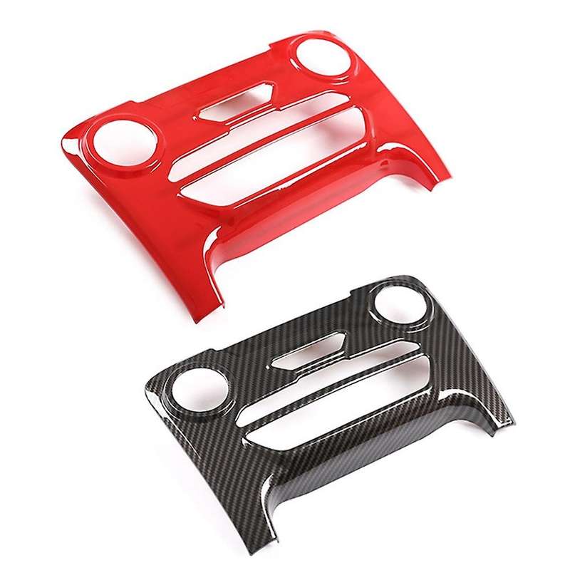 Car Center Console Panel Button Frame Cover Trim for Everest 2015-2021 Accessories(Carbon Fiber)