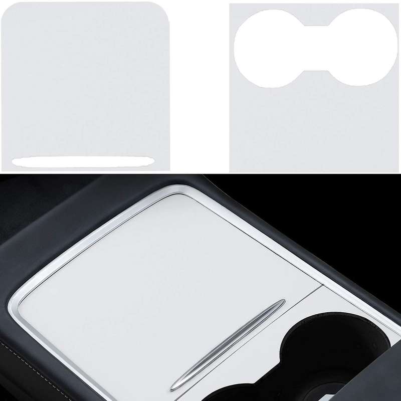 Car Center Console Panel Cover Trim Patch Sticker for 2021 Model Y Interior Decoration Accessories