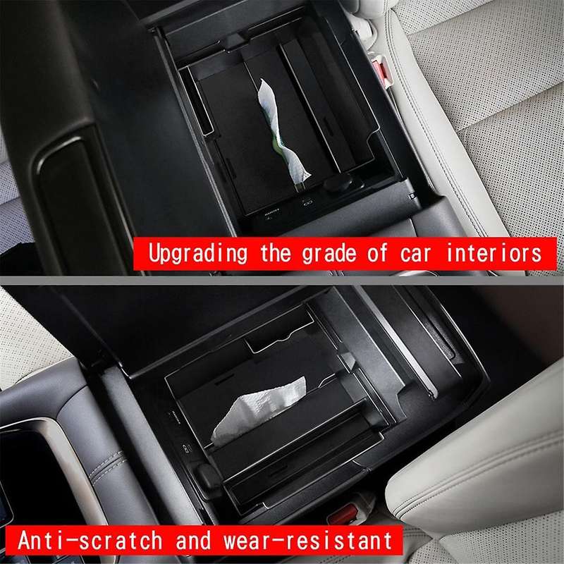 Car Center Console Organizer Storage Box Interior Accessories Armrest Storage Box for Alphard 40 Ser