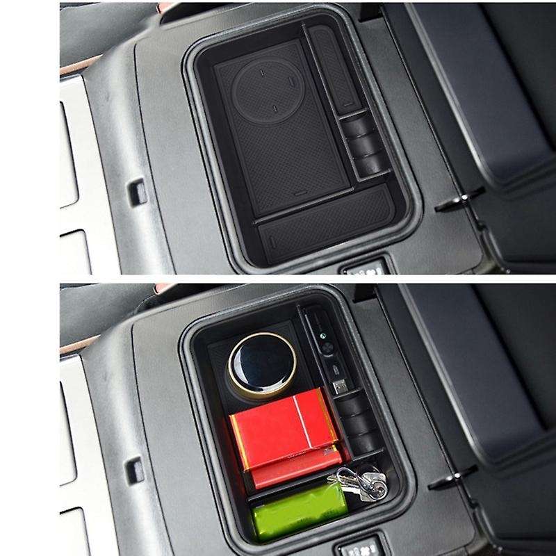 Car Center Console Organizer Storage Box Interior Accessories Armrest Storage Box for PATROL Y62 201