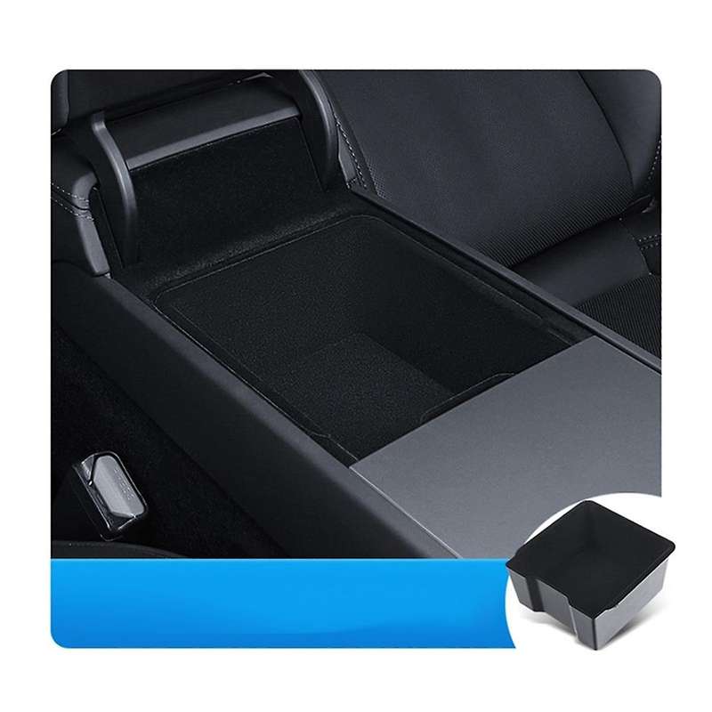 Car Center Console Rear Storage Box for 2024 Organizer BOX Car Flocked Interior Accessories