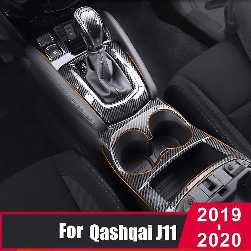 Car Center Console Shift Panel Cover Water Cup Holder Trim Decoration for J11 2016-2019