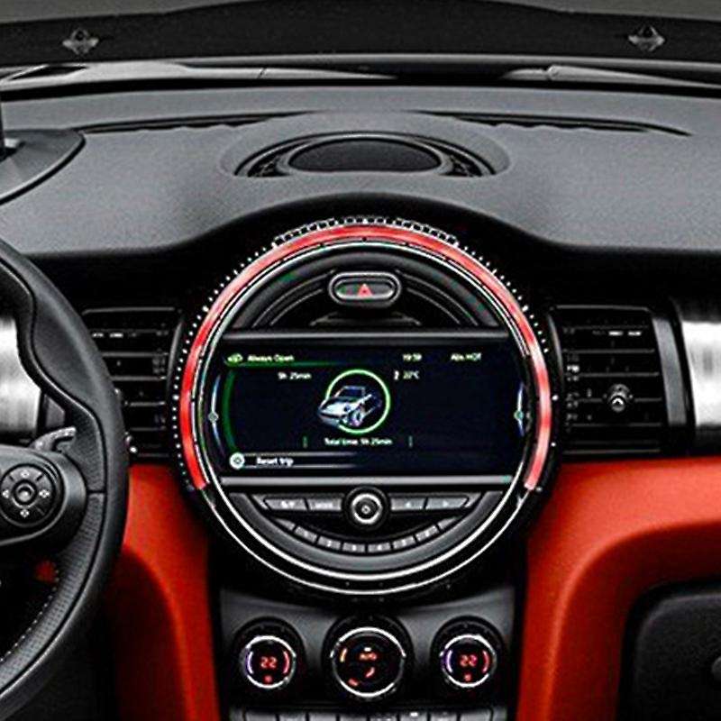 Car Center Console Screen Decorative Frame Interior Sticker for F55 F56 JCW 2019 2018 2014-2017 6.5