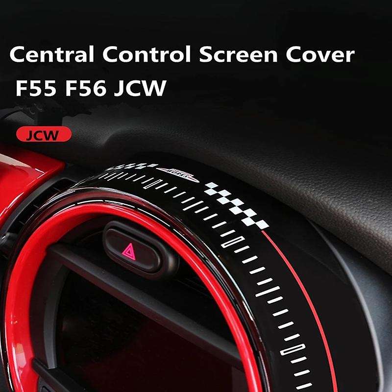 Car Center Console Screen Decorative Frame Interior Sticker for F55 F56 JCW 2019 2018 2014-2017 6.5