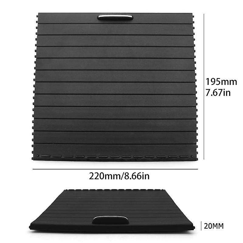 Car Center Console Shutters Cup Holder Slide Roller Blind Cover for Mercedes Benz Ml/gl/gle/gls Cla