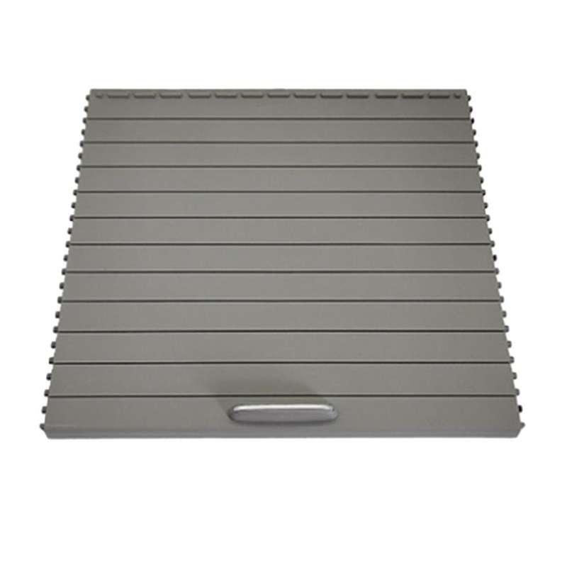 Car Center Console Shutters Cup Holder Slide Roller Blind Cover for Ml Gls Class W166 W292 Grey
