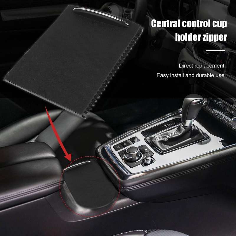 Car Center Console Sliding Shutters Cup Holder Roller Shutter Cover for - C-Class W203 2000-2007 20