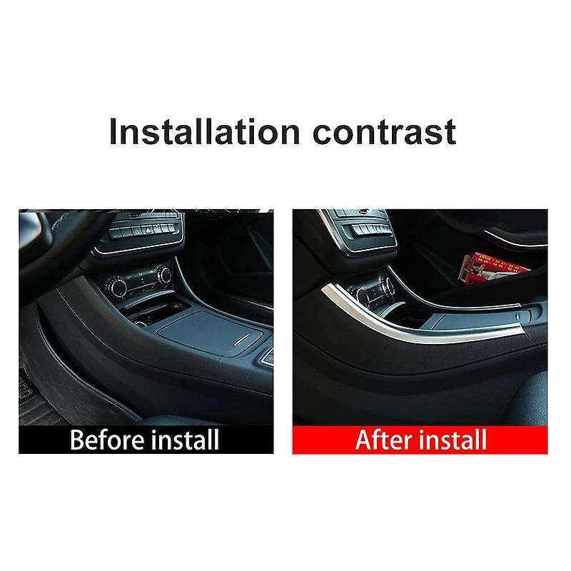 Car Center Console Side Frame Cover Decoration Strip for A-Class W176 CLA C117 GLA X156 A180