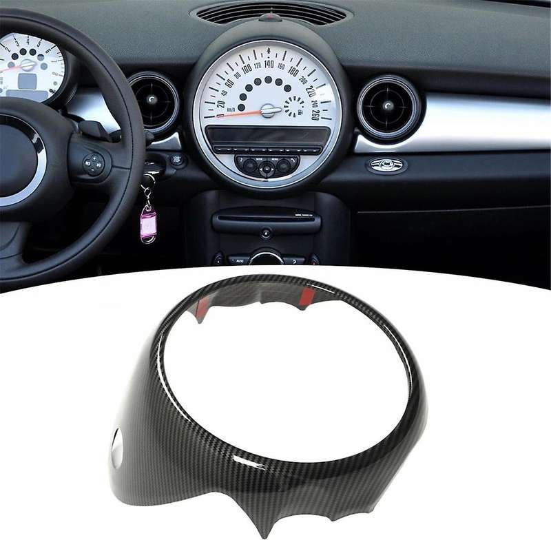 Car Center Console Speedometer Cover Trim Dashboard Instrument Frame for R54 R55 R56 R60