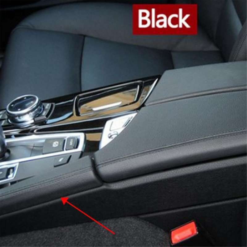 Car Center Console Storage Trim Strip Armrest Box Cover Trim for 5 Series F10 F11 F18 2010-2017 Beig