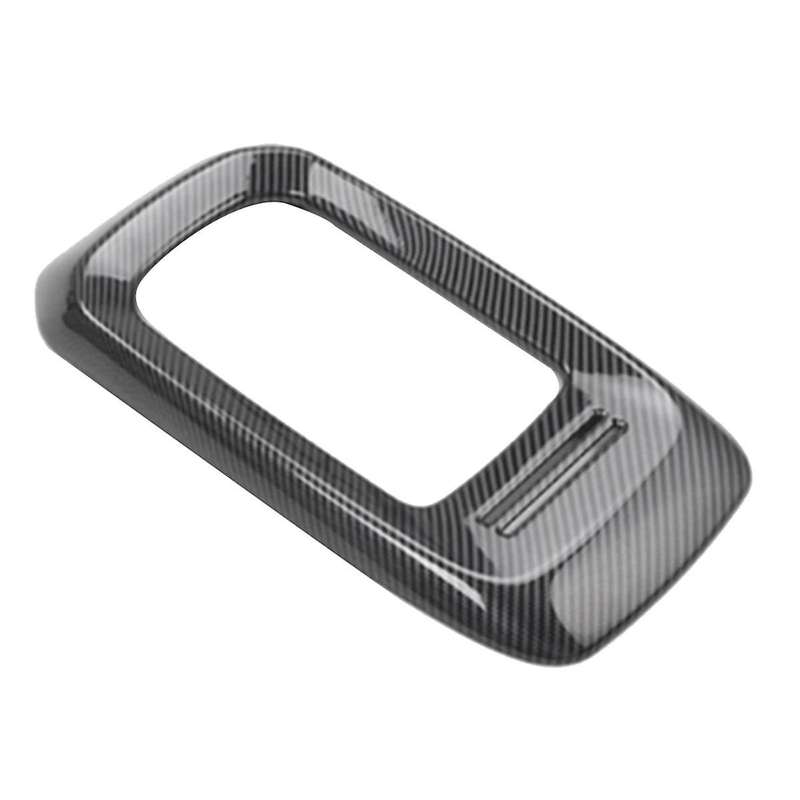 Car Center Console Water Cup Holder Cover Trim Stickers for ID.4 ID.4 2021-2023 Carbon Fiber Car Int