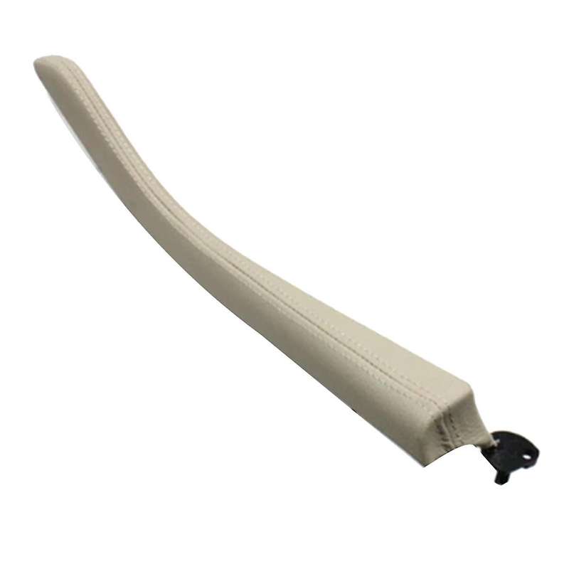 Car Center Console Storage Trim Strip Armrest Box Trim for 5 Series F10 F11 F18 2010-2017 Creamy Wh