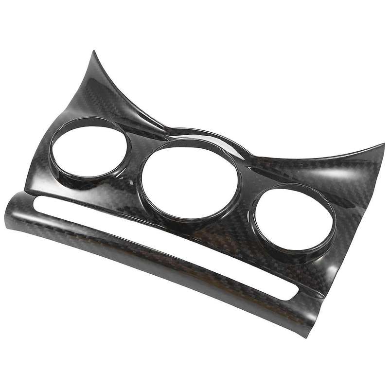 Car Center Console Trim Cover Dashboad Air Conditioning Knob Panel for F55 F56 Carbon Fiber