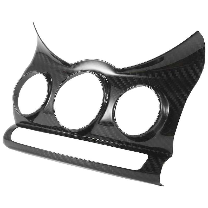 Car Center Console Trim Cover Dashboad Air Conditioning Knob Panel for F55 F56 Carbon Fiber