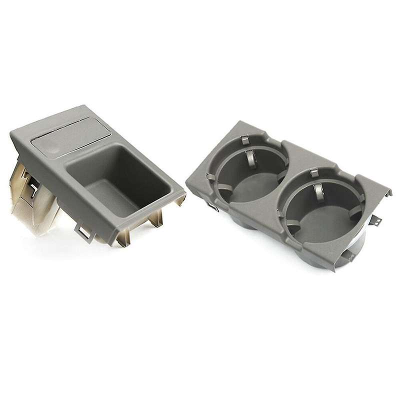 Car Center Console Water Cup Holder & Coin Storage Box 51168217953 for E46 3 Series 99-06 5116821795