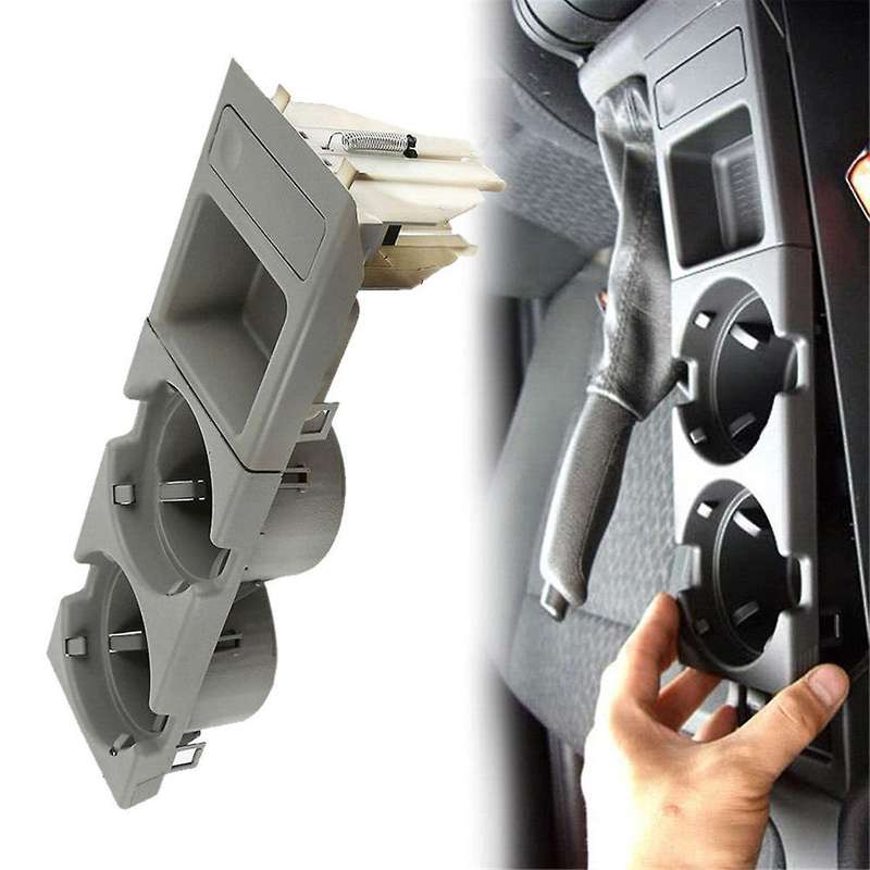 Car Center Console Water Cup Holder & Coin Storage Box 51168217953 for E46 3 Series 99-06 5116821795