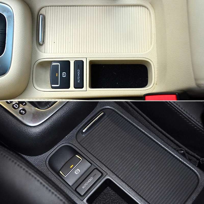 Car Center Console Water Cup Holder Curtain for 2009-2019 Drink Holder Slide Roller Blind Beige