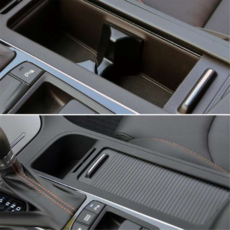 Car Center Console Water Cup Holder Curtain for 2015-2019 Drink Holder Slide Roller Blind