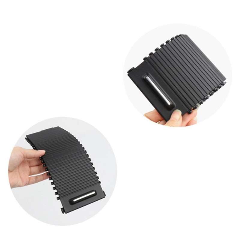 Car Center Console Water Cup Holder Curtain for 2015-2019 Drink Holder Slide Roller Blind