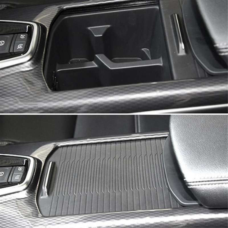 Car Center Console Water Cup Holder Curtain for Koleos 2016-2019 Drink Holder Slide Roller Blind
