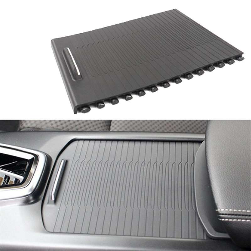 Car Center Console Water Cup Holder Curtain for Koleos 2016-2019 Drink Holder Slide Roller Blind