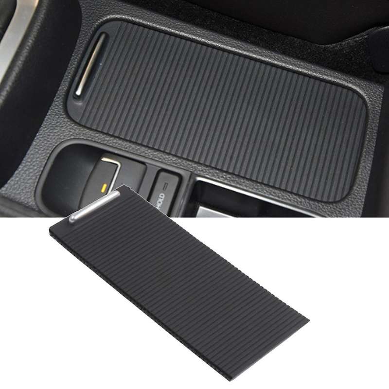 Car Center Console Water Cup Holder Curtain for 2009-2019 Drink Holder Slide Roller Blind Black