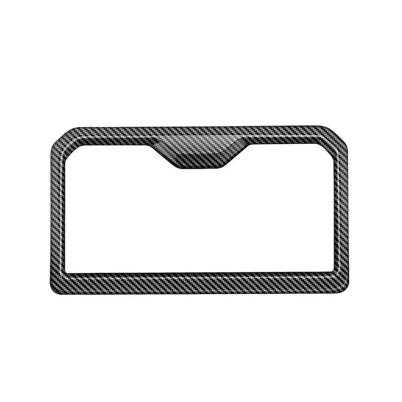 Car Center Console Water Cup Holder Decoration Frame Cover Trim for 2024 Car Accessories Carbon Fibe