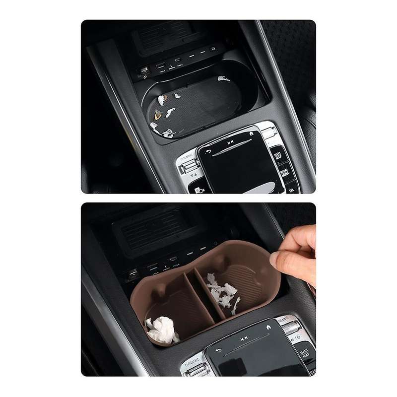 Car Center Console Water Cup Holder for A/BGLB/EQA/EQB/GLA//CLA-Class 2019-2024+ Insert Drink Holde