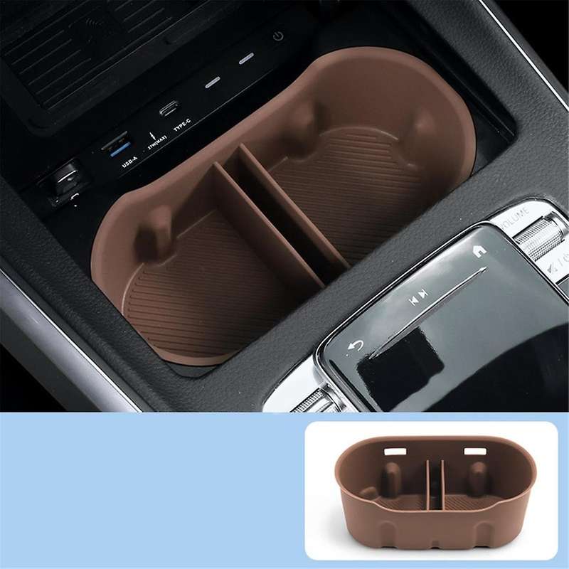 Car Center Console Water Cup Holder for A/BGLB/EQA/EQB/GLA//CLA-Class 2019-2024+ Insert Drink Holder