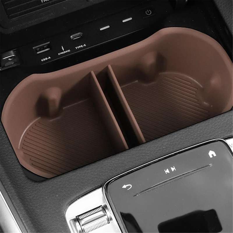 Car Center Console Water Cup Holder for A/BGLB/EQA/EQB/GLA//CLA-Class 2019-2024+ Insert Drink Holder