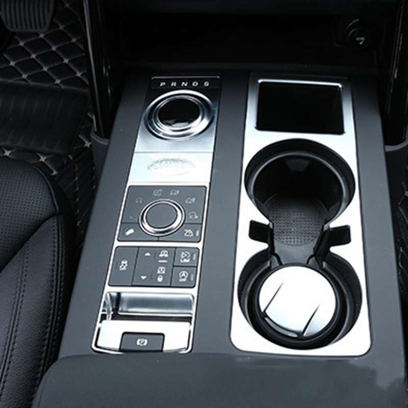 Car Center Console Water Cup Holder Panel Decoration Cover Trim for 5 2017-2020