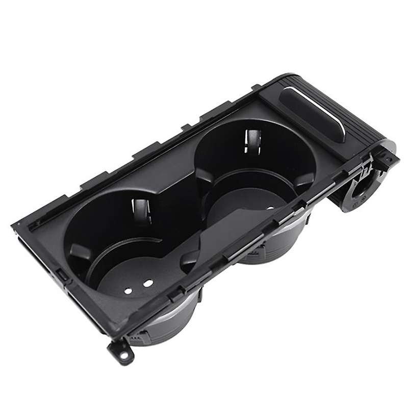 Car Center Console Water Cup Holder Storage Box with Sliding Lid for Golf 7 MK7 2013 2014 2015 2016