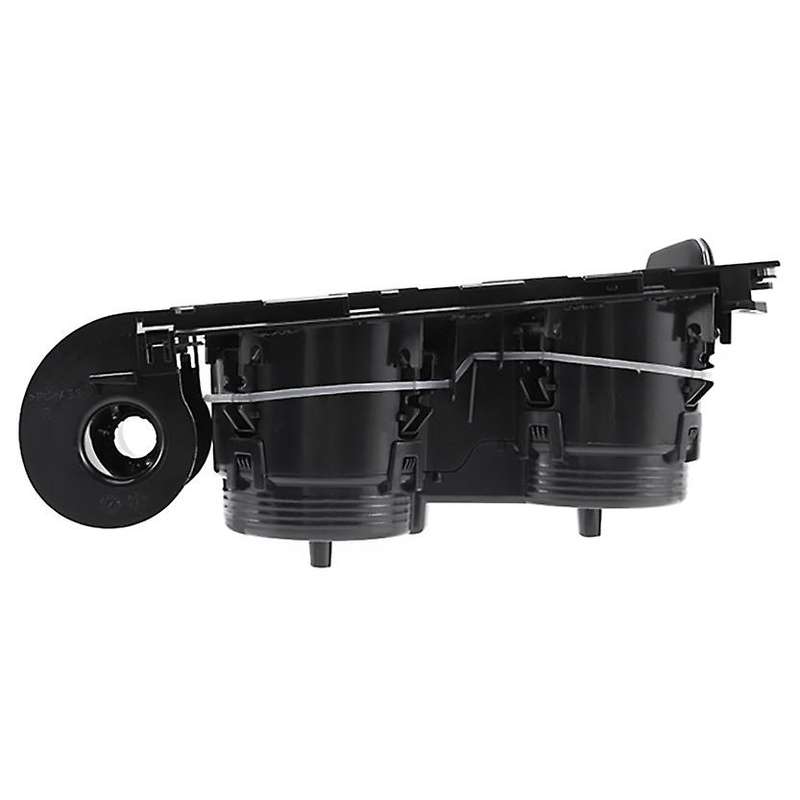 Car Center Console Water Cup Holder Storage Box with Sliding Lid for Golf 7 MK7 2013 2014 2015 2016