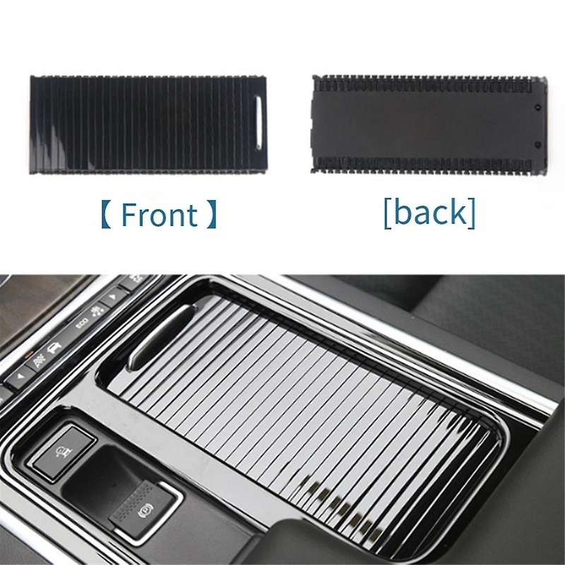 Car Center Console Water Cup Holder Roller Blind Drink Holder Decorative Plate for XF XFL XE XEL F-P