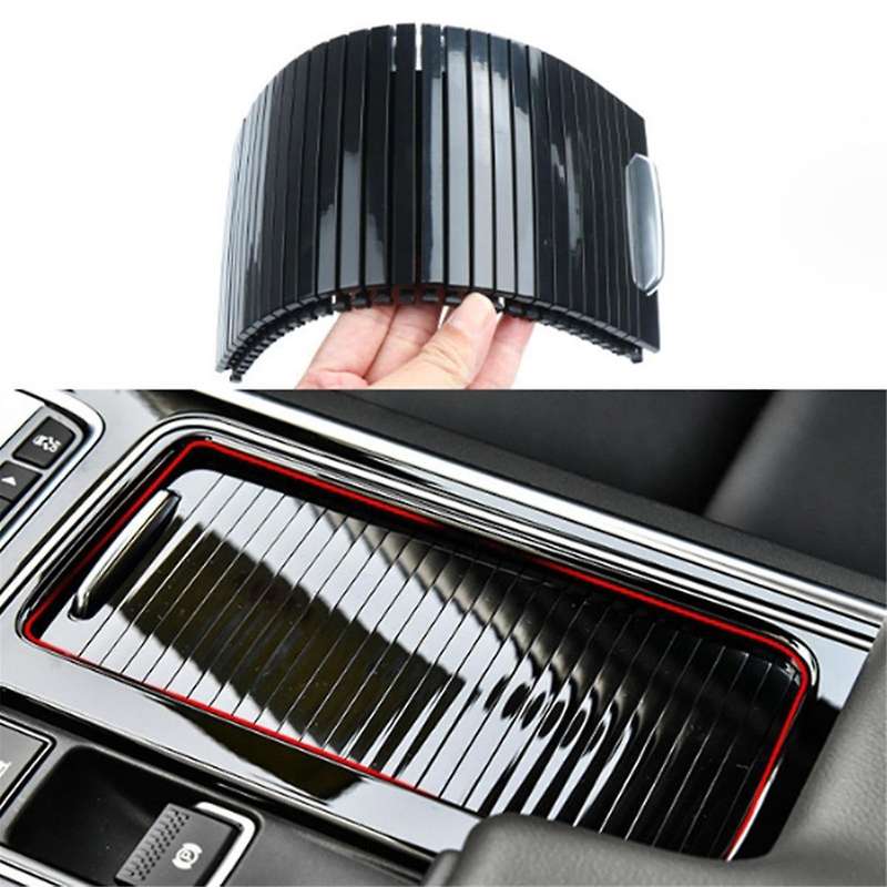 Car Center Console Water Cup Holder Roller Blind Drink Holder Decorative Plate for XF XFL XE XEL F-P