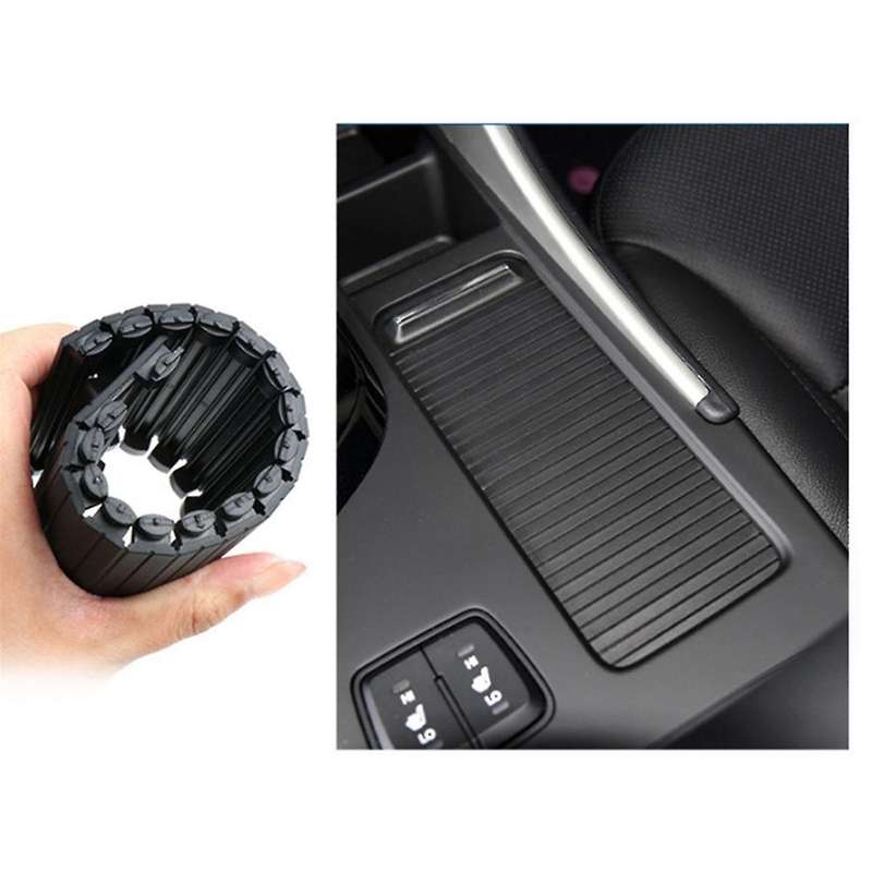 Car Center Console Water Cup Holder Roller Blind Drink Holder Decorative Plate for 2011-2015