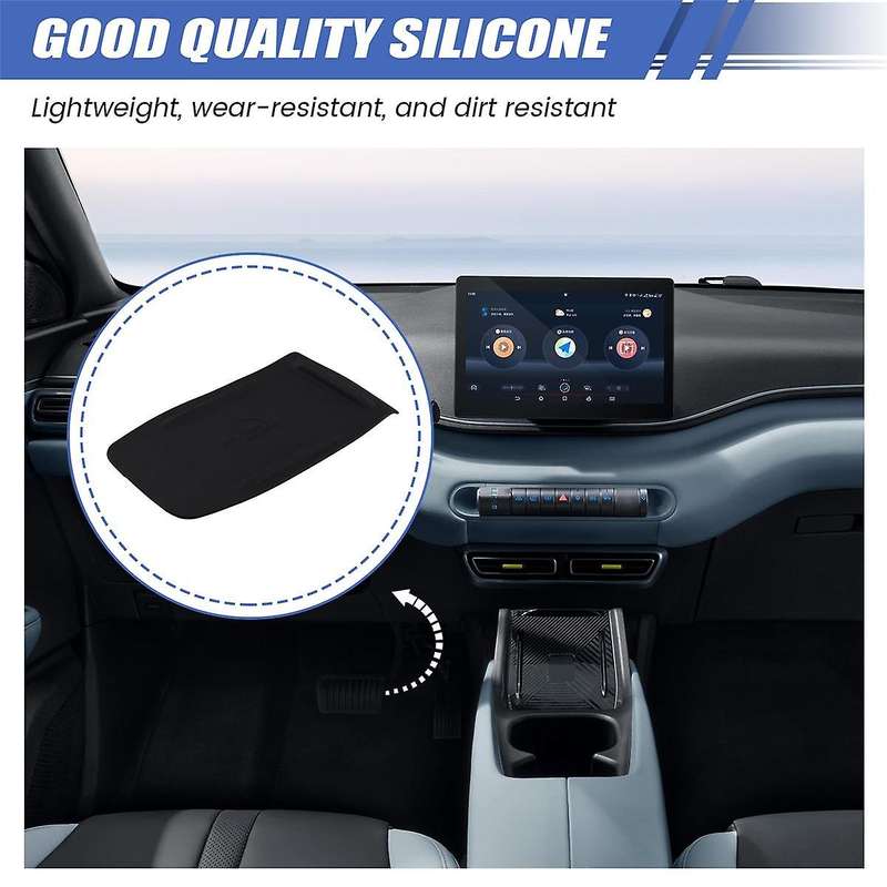 Car Center Console Wireless Charging Mat Anti Skid Pad Anti Slip Mat Silicone for Dolphin Mini / Sea